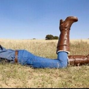 UGG Brown Leather Boots